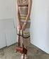 Striped Mesh Dress